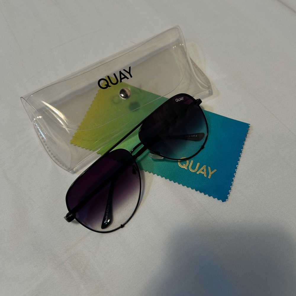 Quay Aviator Sunglasses